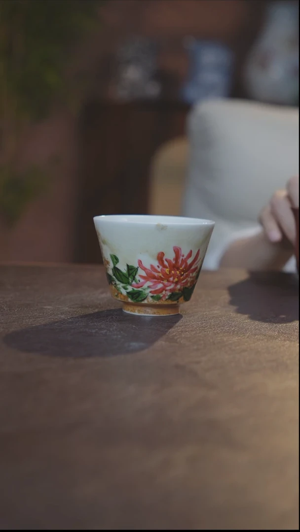 【闪购商品】杯景德镇陶瓷杯碗柴烧多人