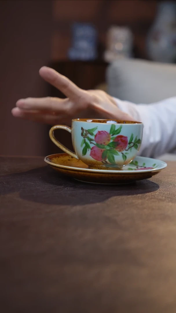【闪购商品】杯景德镇陶瓷杯碗柴烧多人