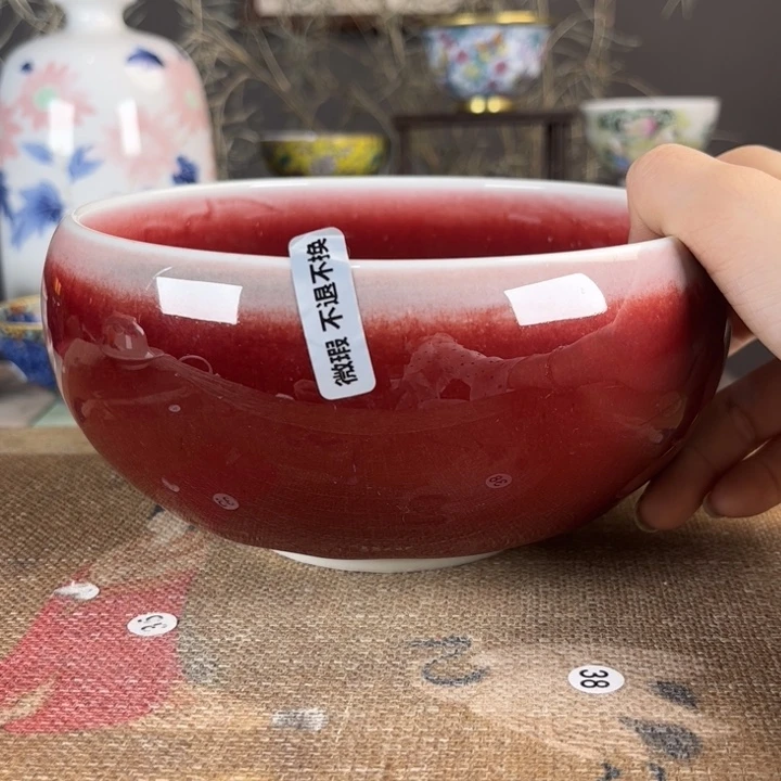 摆件景德镇陶瓷茶杯多人