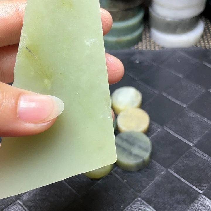 和田玉毛料未镶嵌།****菜