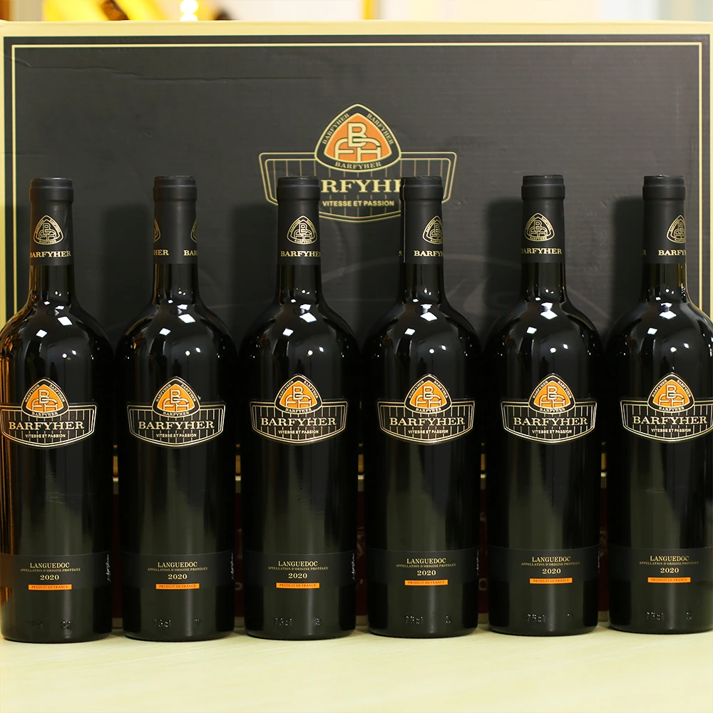 【原瓶进口】巴菲赫干红葡萄酒法国百年老藤AOP红酒750ml*6瓶