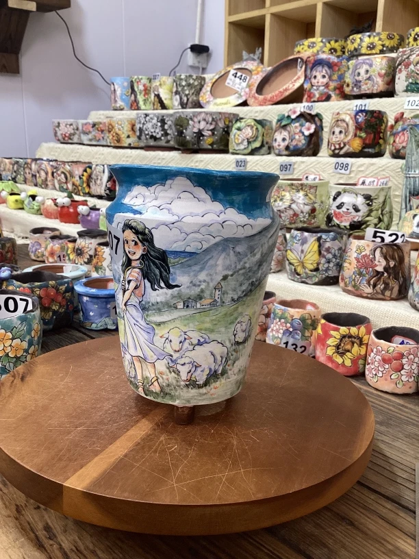 207 吾庭小院夕月陶艺精工盆
