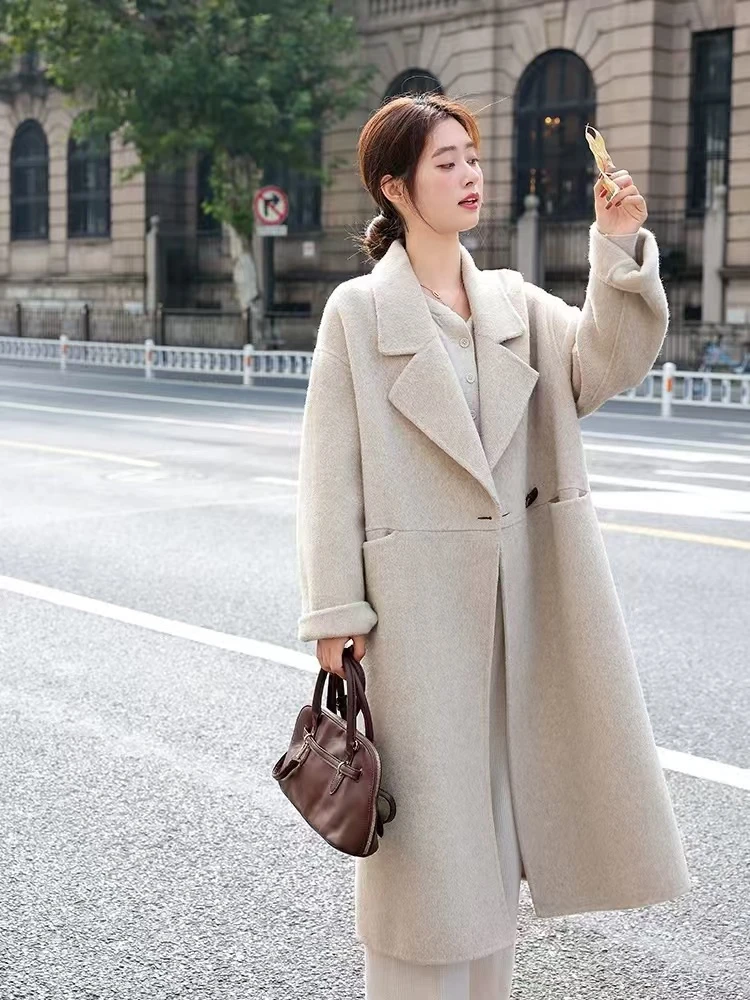 【200-299号】时尚显瘦双面冬季气质羊毛大衣