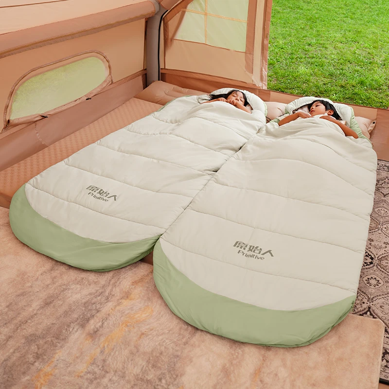 【原始人暖宝蛋形睡袋】户外露营夏季轻薄款加厚防寒野营被子两用