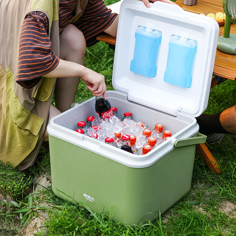 【原始人松鼠保温箱】C露营车载冰块冰桶摆摊钓鱼小型便携冰箱