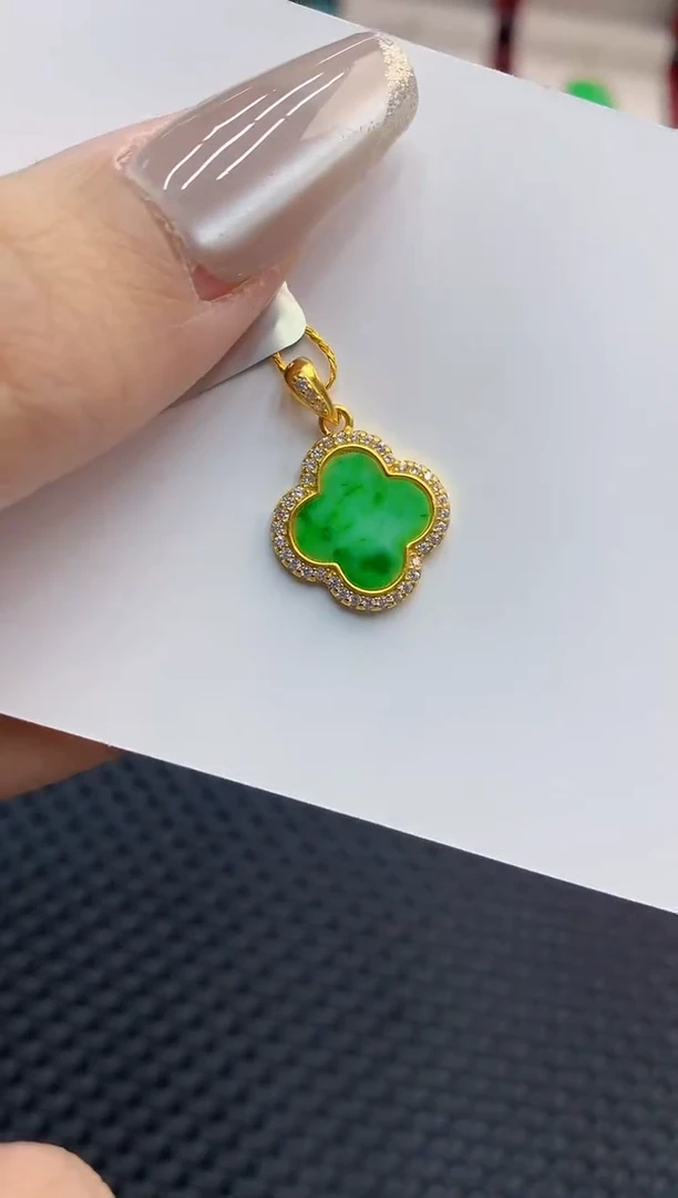 【闪购商品】翡翠颈饰银S925镶嵌