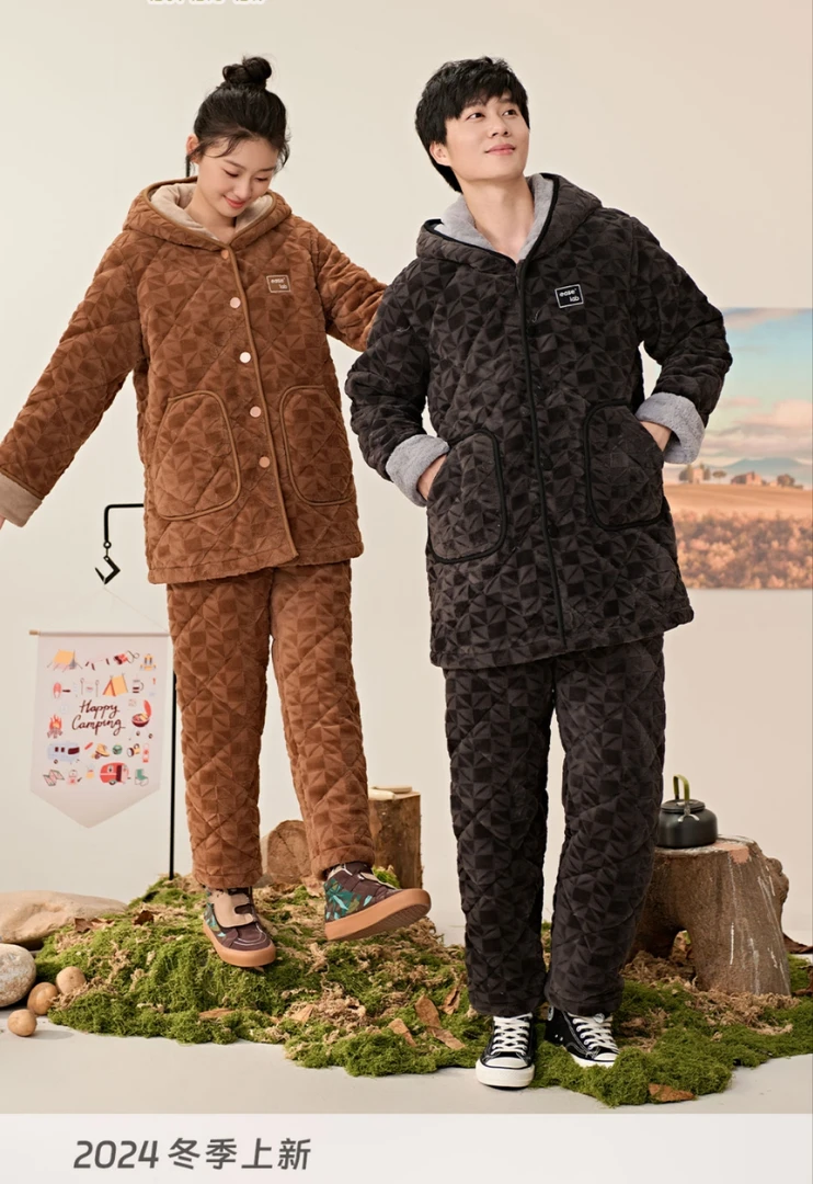 安小姐冬季新款可外穿家居服20945