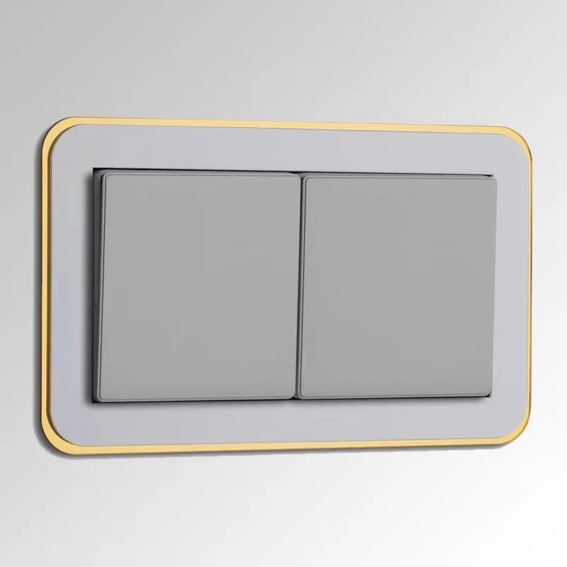 轻奢风开关贴保护套客厅免粘防水家用现代开关插座简约贴插座装饰