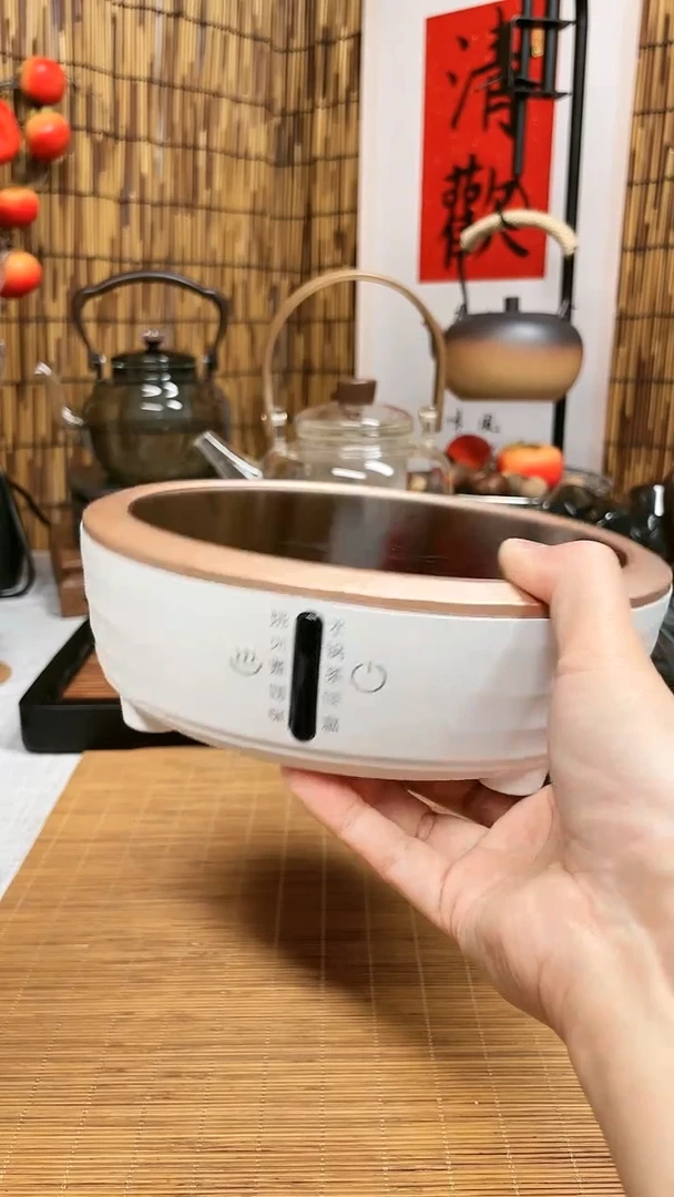 【闪购商品】高硼硅真茗堂1500W白色