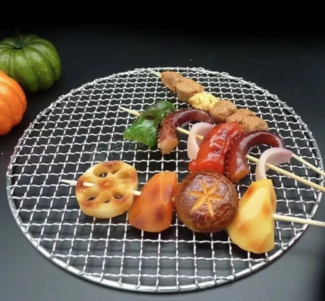 电陶炉专用不锈钢烤网  16.5cm    27cm圆形加粗烤网炭火茶炉大号