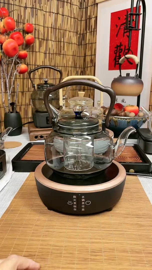 【闪购商品】高硼硅星韵壶+真茗堂1500W黑色