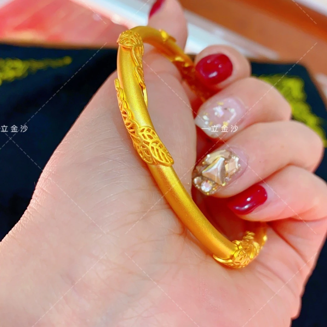 铜合金手镯 金枝玉叶手镯