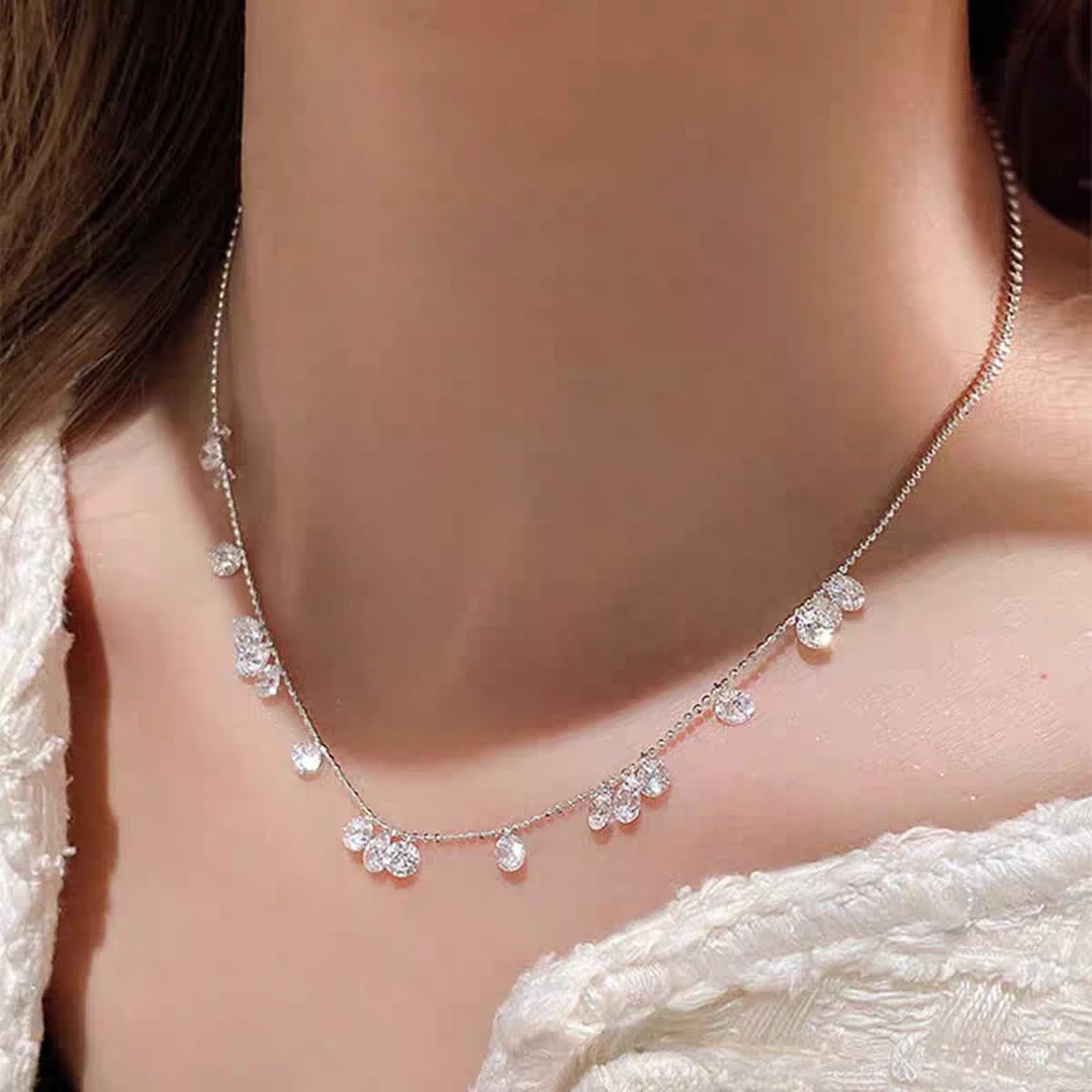 铜合金仿珍珠项链 3037百搭时尚气质项链