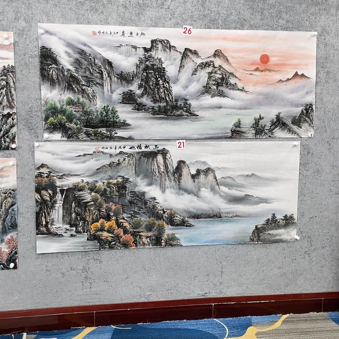 绘画易**学书画作品多次入选庞林