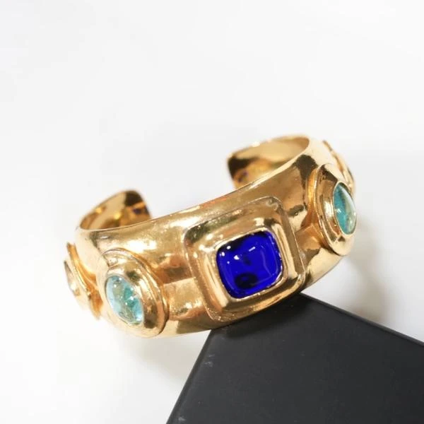 Chanel 三色琉璃金色开口手镯