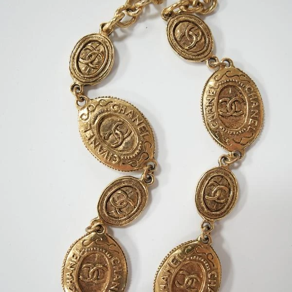 95新 Chanel/香奈儿 CHANEL古钱币锁骨链项链