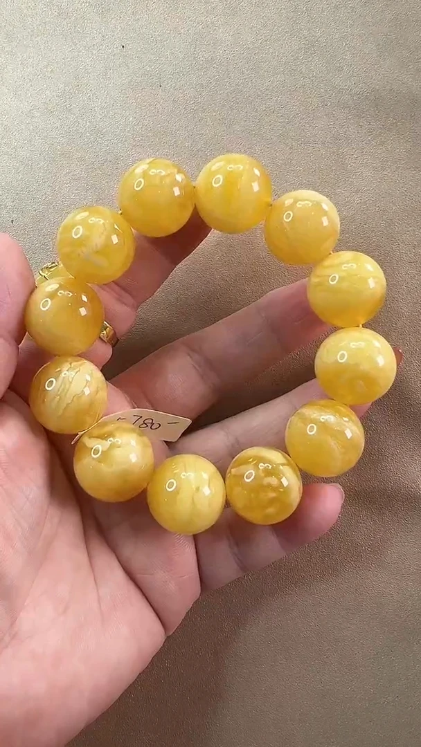 【闪购商品】琥珀手链未镶嵌手串