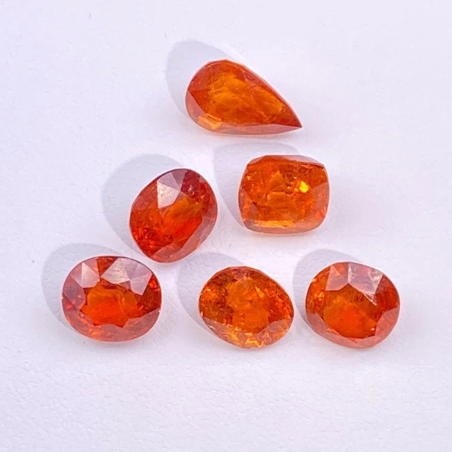 天然无优化莫桑比克芬达石裸石戒面可定制镶嵌项链戒指耳环彩色