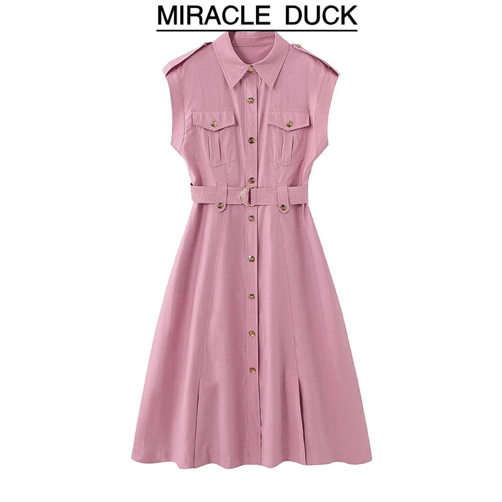 1号【玫粉色裙】新款轻奢法式气质高腰收腰显瘦落肩袖连衣裙C1166