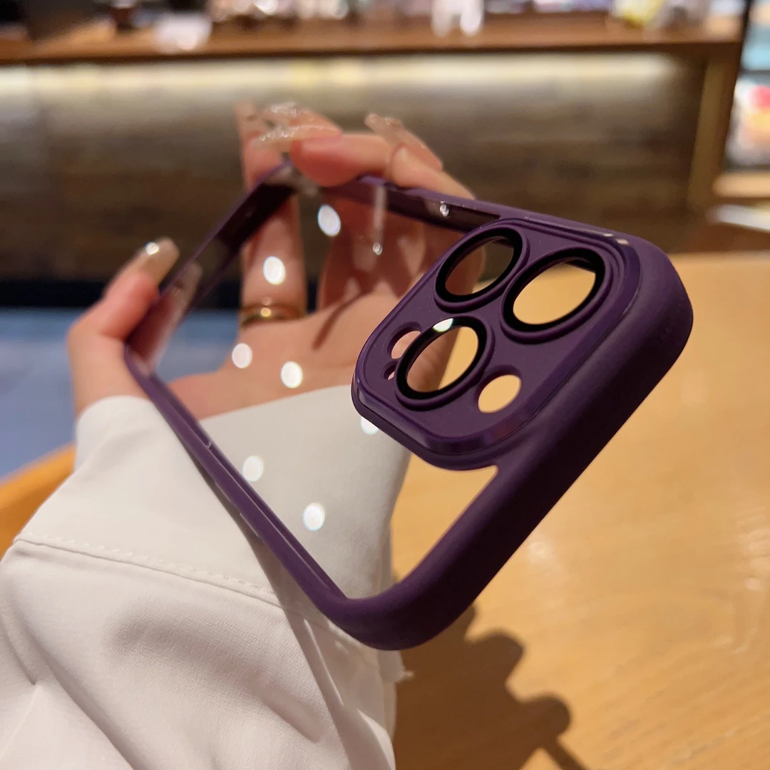 苹果简约透明苹果14PROMAX/13手机壳iPhone13pro/12/11男女新款壳