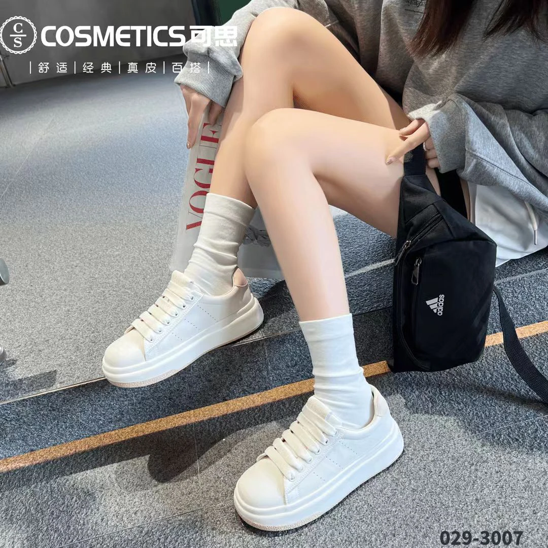 春季时尚小白鞋软底029-3007（27架2）