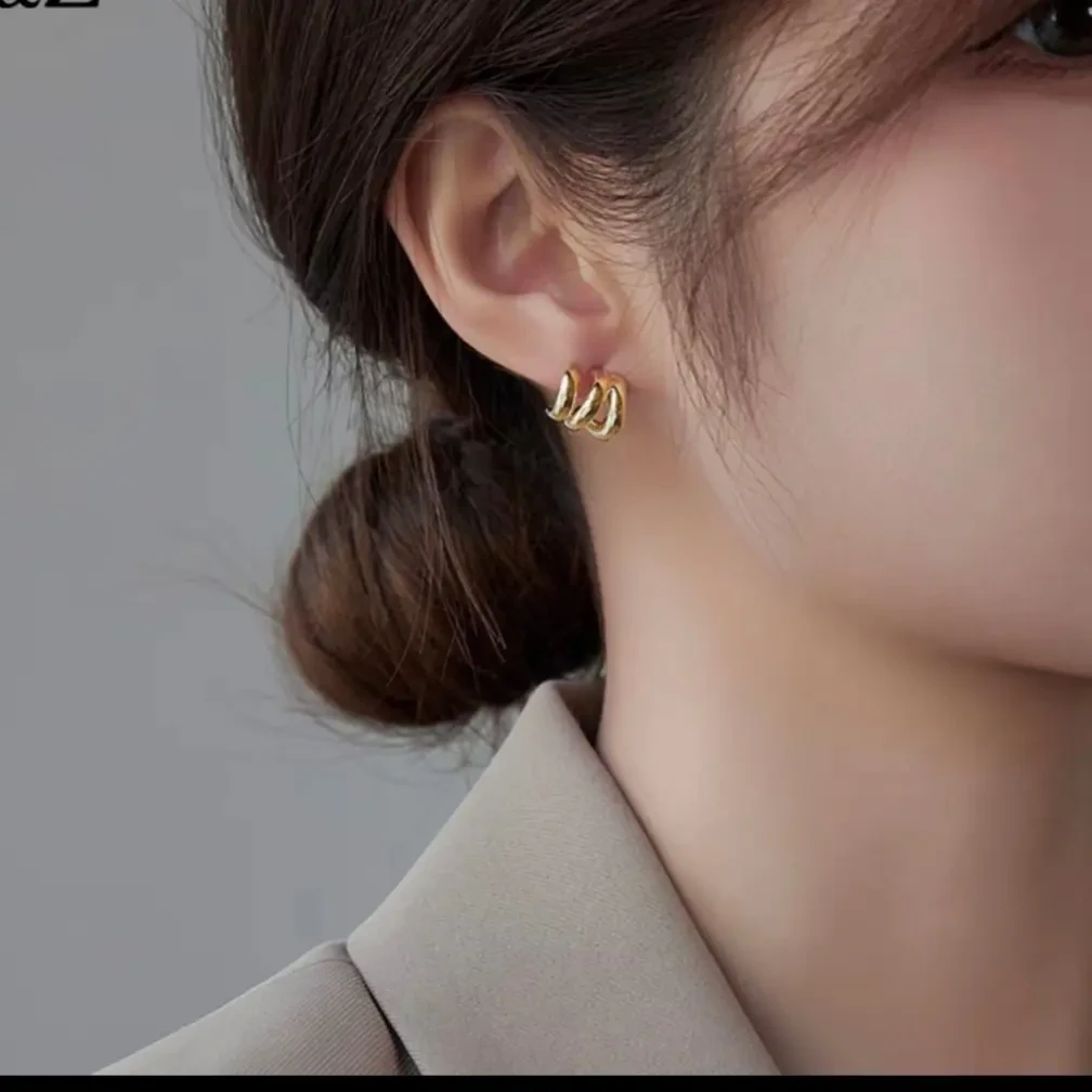 3102（清伧）高级感多层小众独特耳环气质首饰