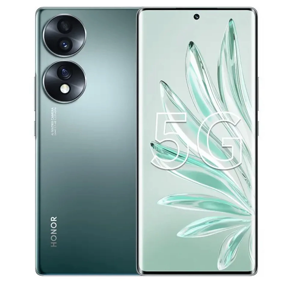 80新 honor/荣耀 荣耀70 二手5G手机拍照游手机 99新 墨玉青