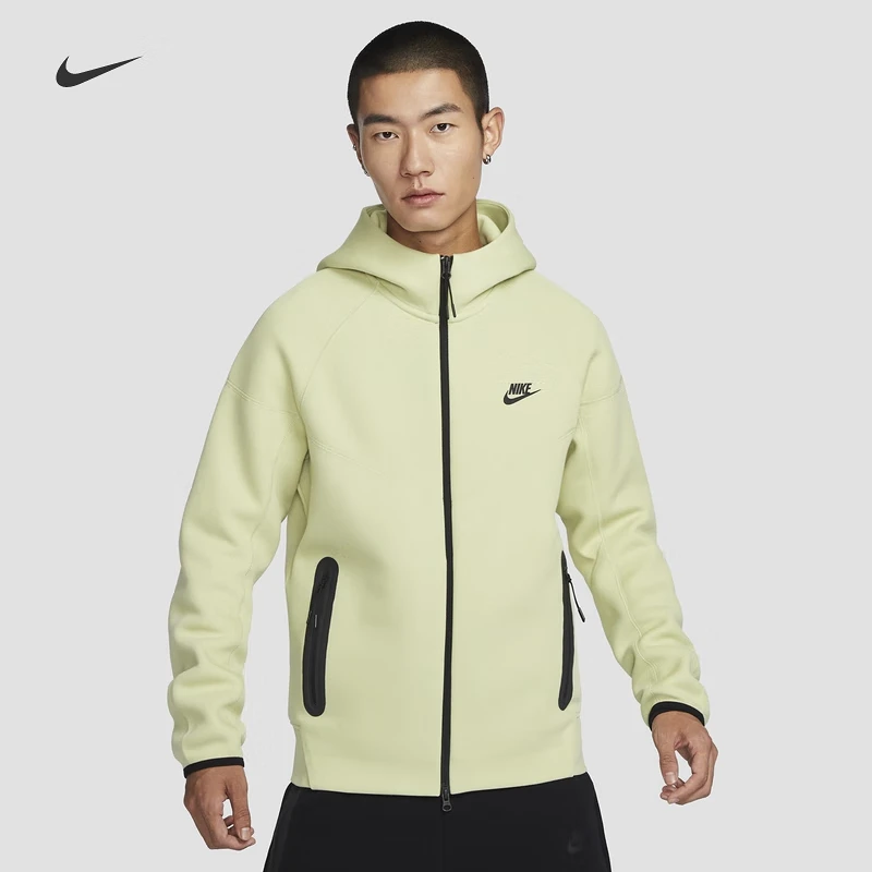 耐克/NIKE  Tech Fleece 男款全长拉链开襟连帽衫FB7922-371