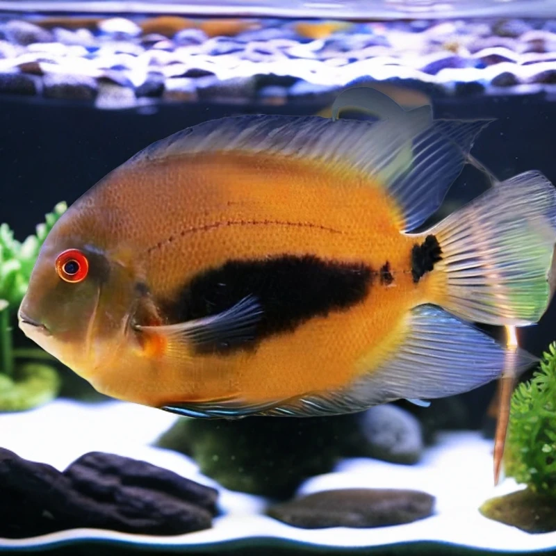 精品大吉大利黑云鱼风水鱼南美中大型热带鱼龙鱼配鱼杂食好养耐活