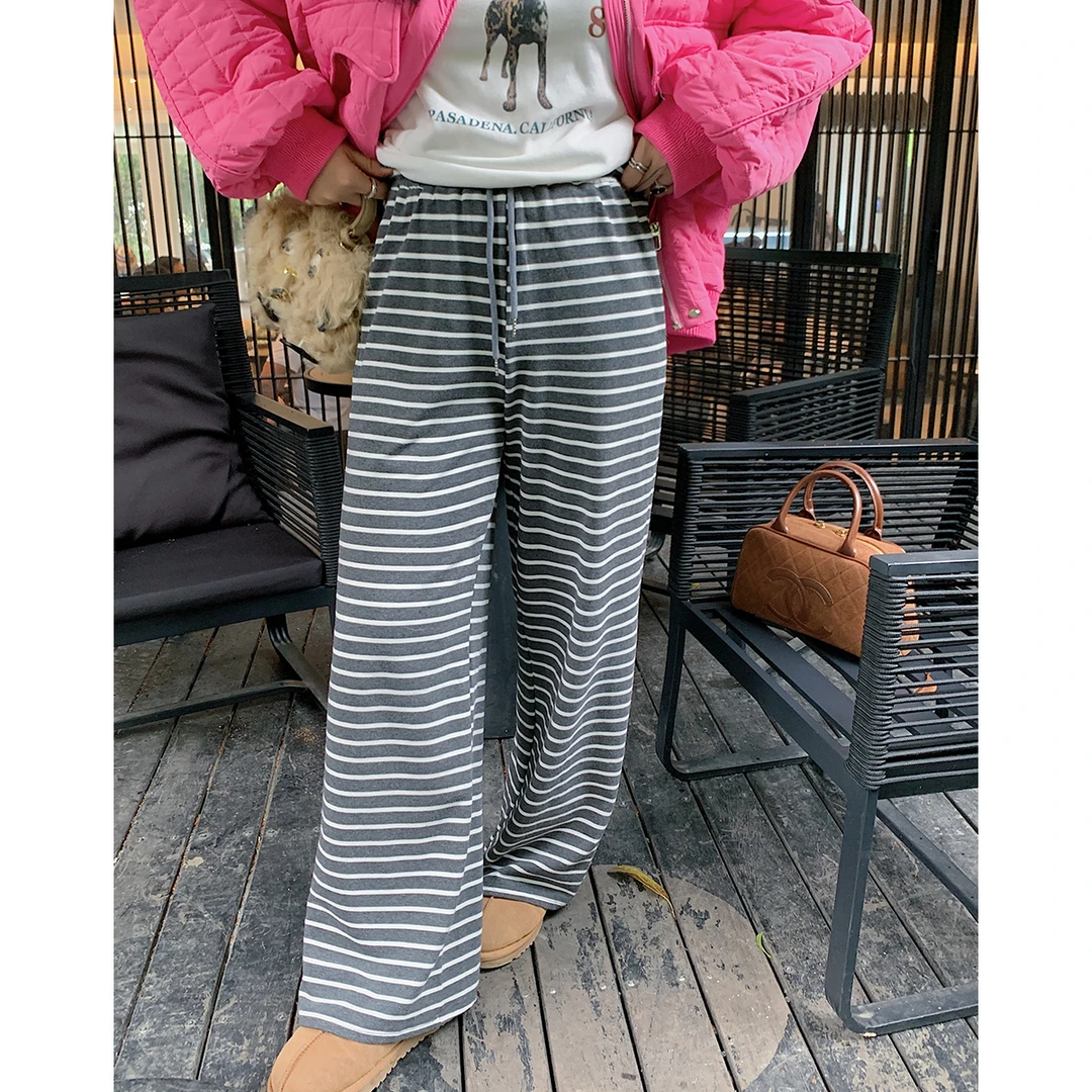 Dazi金大支   条纹休闲裤0630/1982