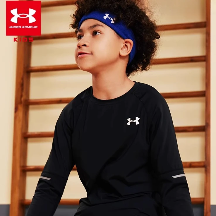 Under Armour/儿童秋高能感长袖吸湿排汗运动T恤