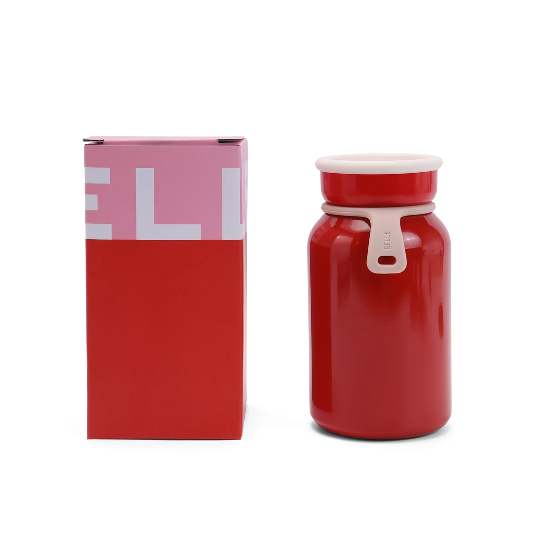 百丽定制红色保温杯0新年03BZP