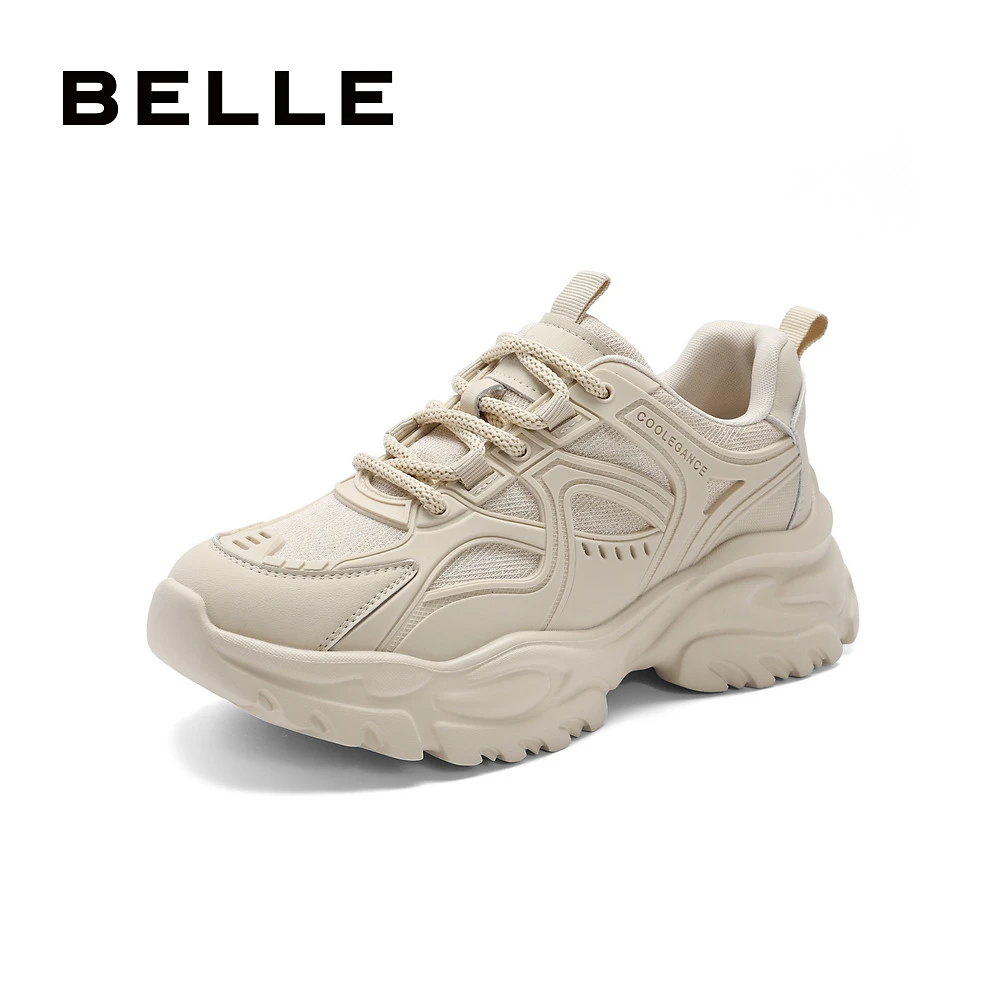 百丽厚底透气潮流老爹鞋女新年春新商场同款时尚休闲鞋A6V2DAM4