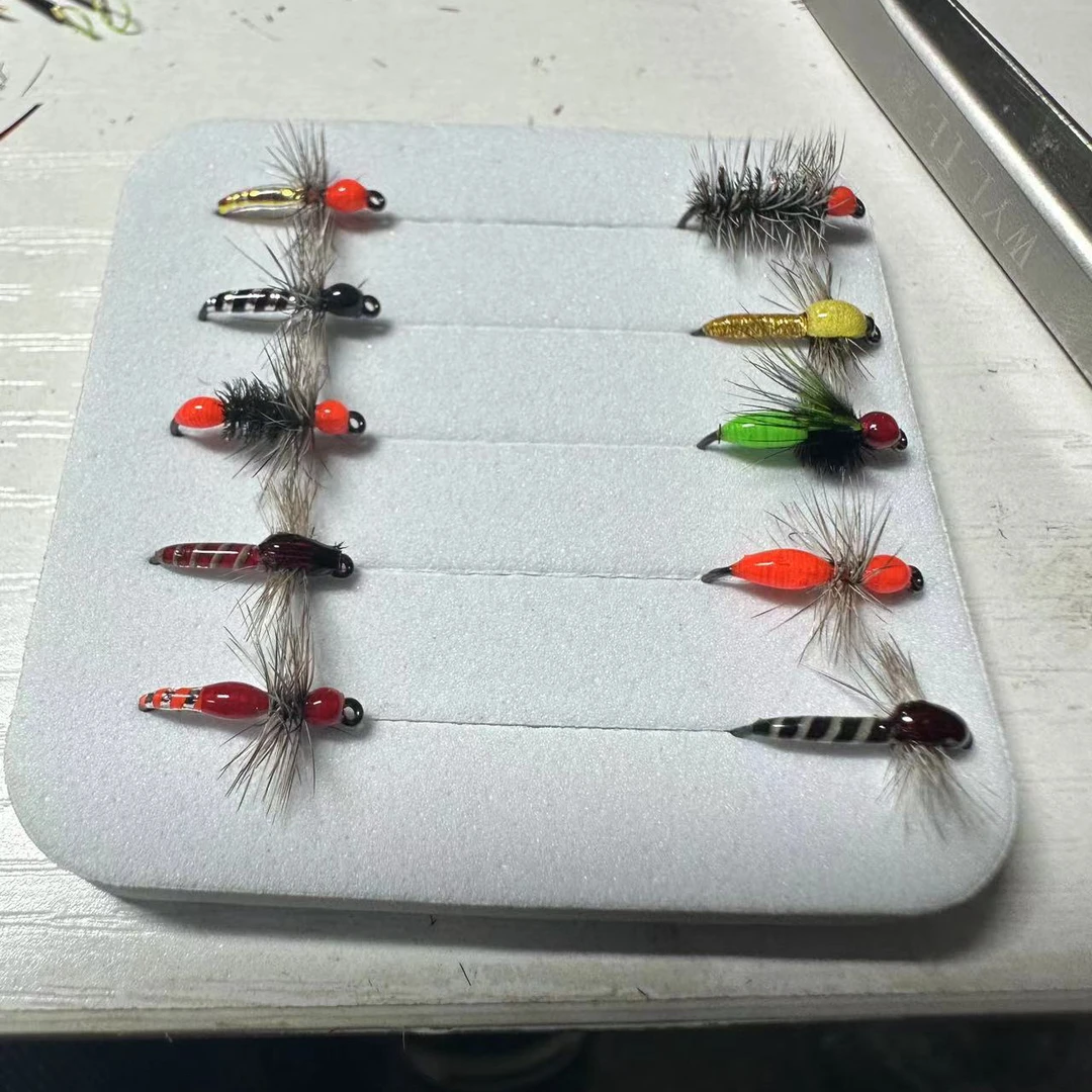 主播手工精绑飞蝇钩定制10枚装