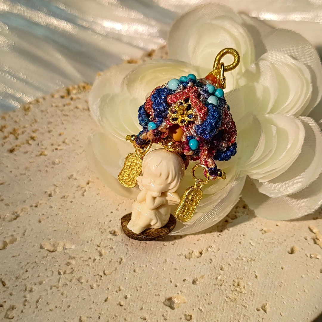 925银木质银制品 【桦雅珠宝】925银多宝挂饰-多样性发一-Y233-自发