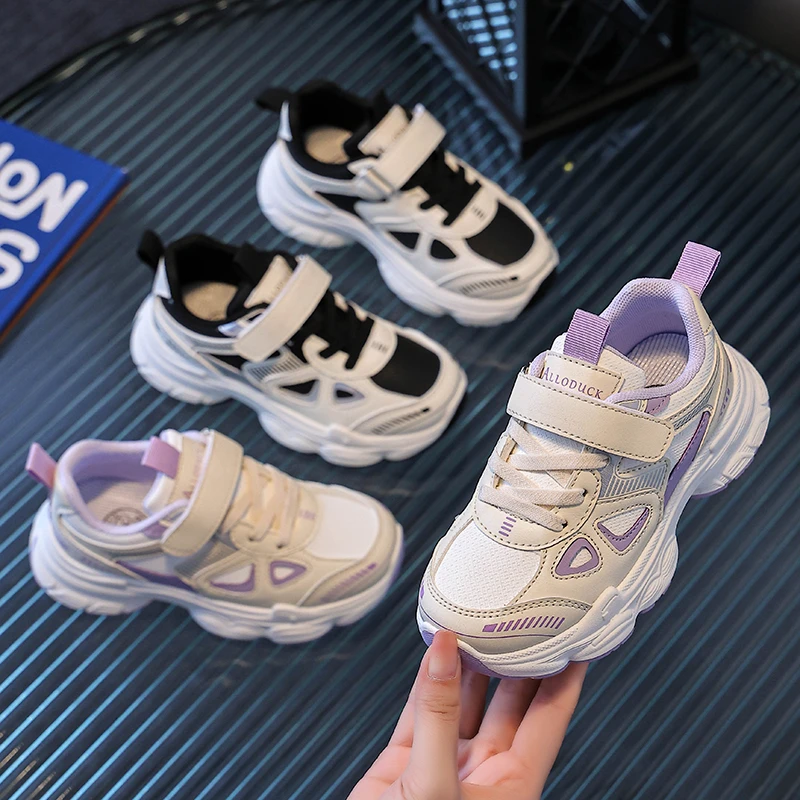 男童运动鞋2025秋冬新款童鞋防滑中大童超轻型跑步鞋女学生波鞋子