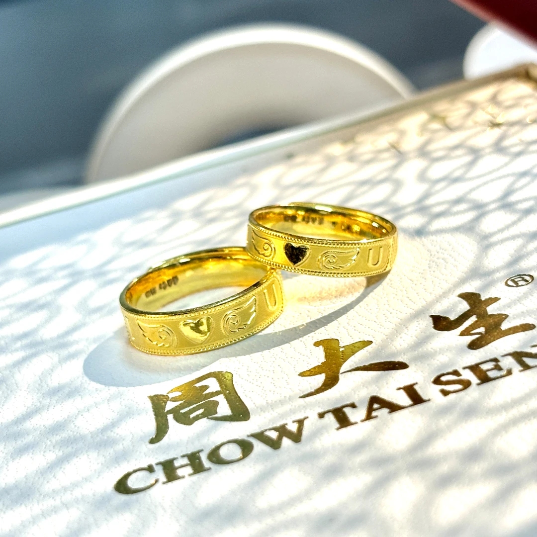 Chow Tai Seng/周大生天使爱心送女友618礼物送妈妈母亲节礼物