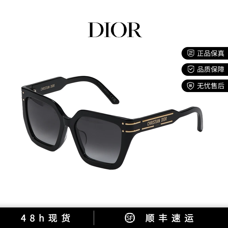 全新未使用 DIOR/迪奥 明星同款大框太阳镜DIORSIGNATURE S10F