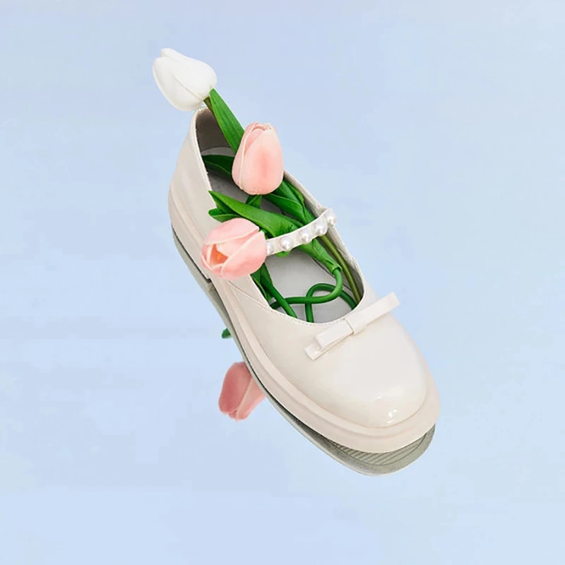 L500斯文珍珠女单鞋