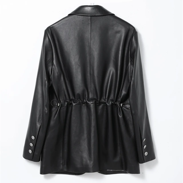 L002酷美风真皮西装