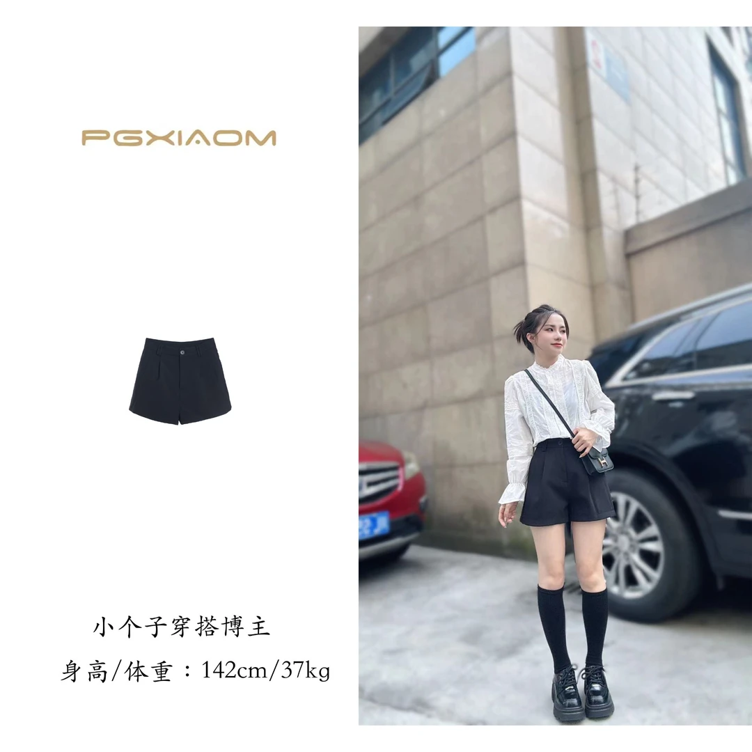 【PGXIAOM】润秀定制两色西装短裤KZ0902