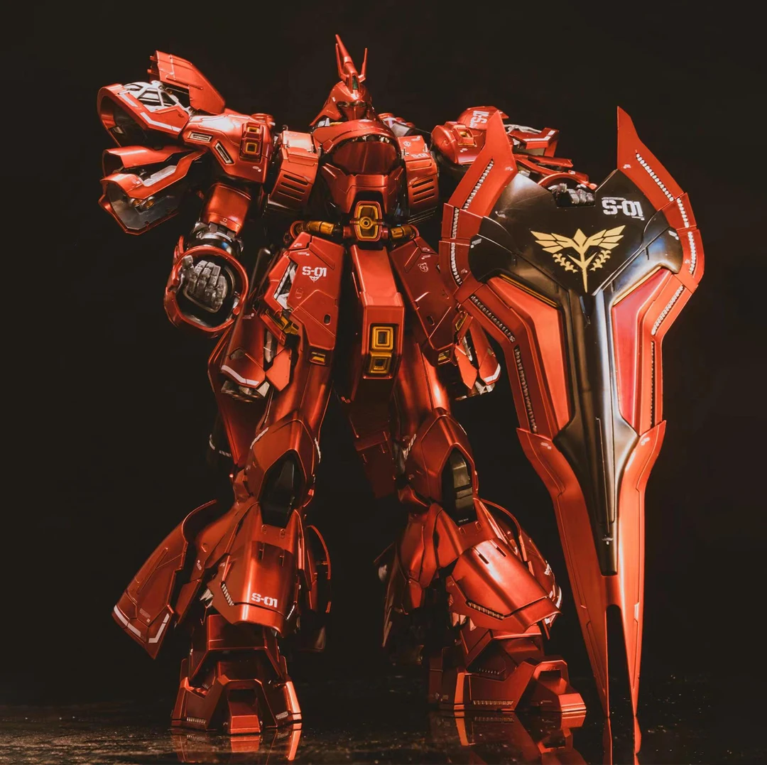 【国产拼装】沙扎比 MG比例 1/100 夏亚卡版 拼装模型玩具礼物