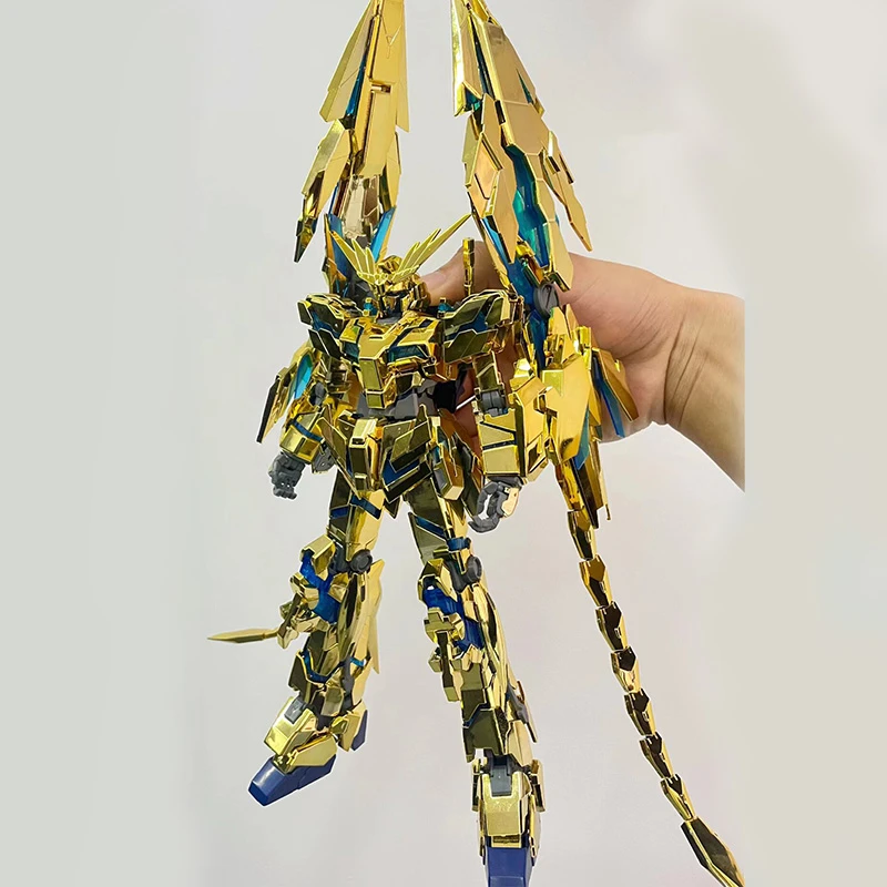 【国产拼装】NT菲尼克斯 高达 电镀金凤凰3号机 MG 1/100 拼装模型