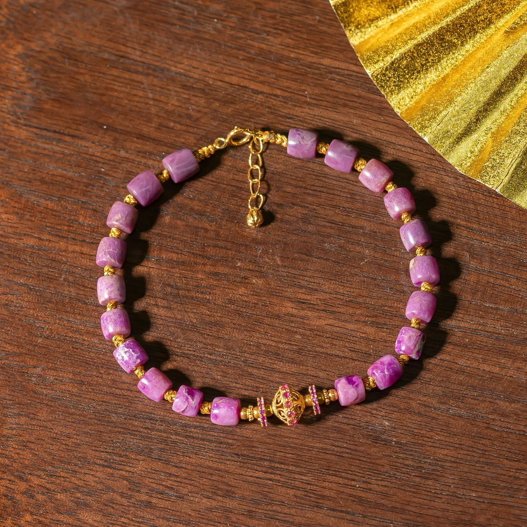 舒俱来冰樱花直切手链/5mm+-/多样性发一/C168/孤