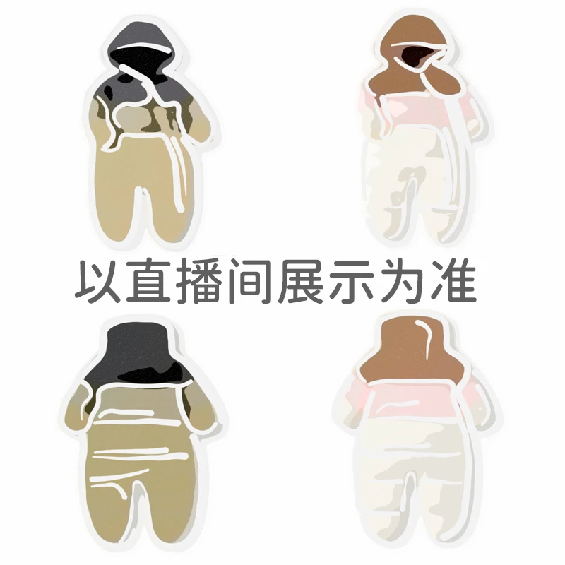 羽绒服秋冬保暖加厚婴幼儿羽绒服冬季新款新生儿连体衣90白鸭绒