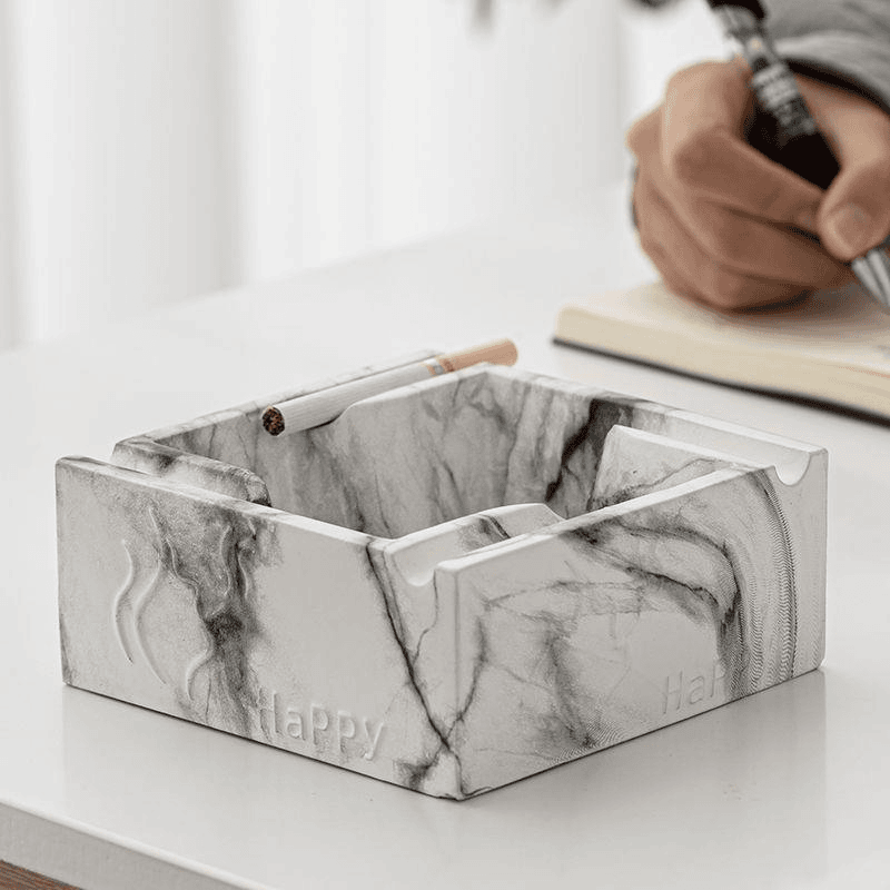 新款烟灰缸ins高颜值方形创意个性客厅家用潮流档次大号北欧K016