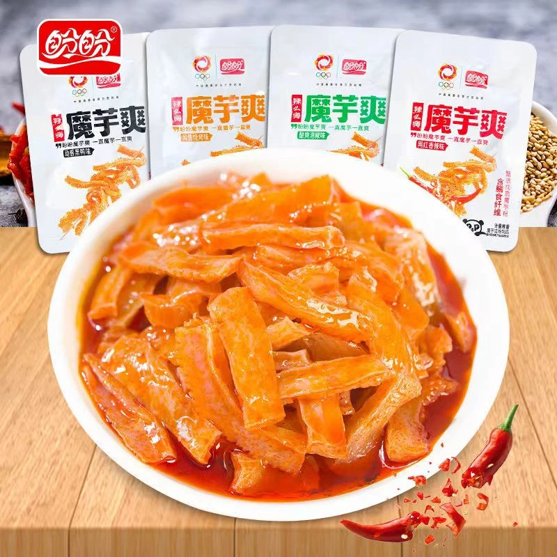 盼盼魔芋爽辣条魔芋素毛肚儿时零食手工辣条网红爆款休闲小吃食品