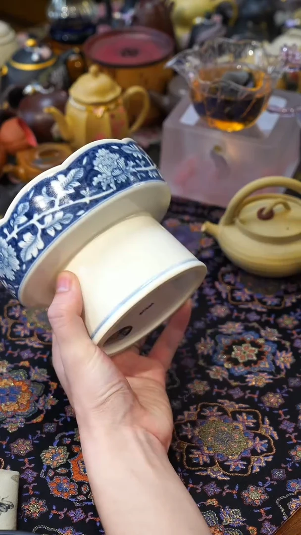 【闪购商品】瓷片温茶炉大碗茶的茶器