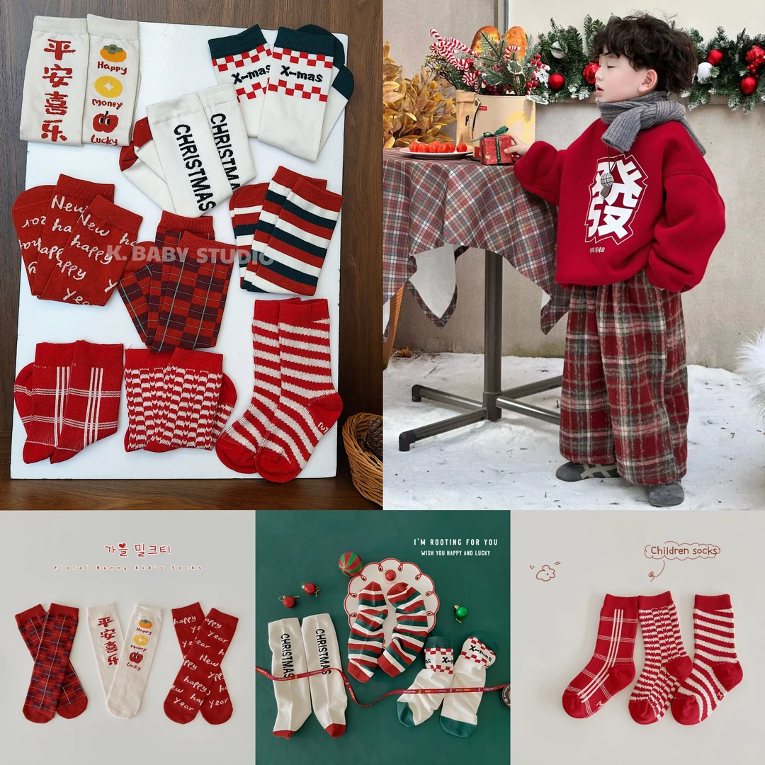 【新年快乐！】1Mღ新年·圣诞系列袜子大合集~