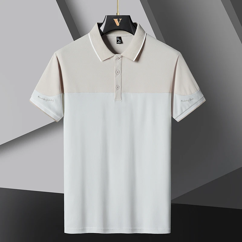 66款春夏新款跑量款95聚脂纤维5氨纶POLO衫男短袖男T恤男女同款